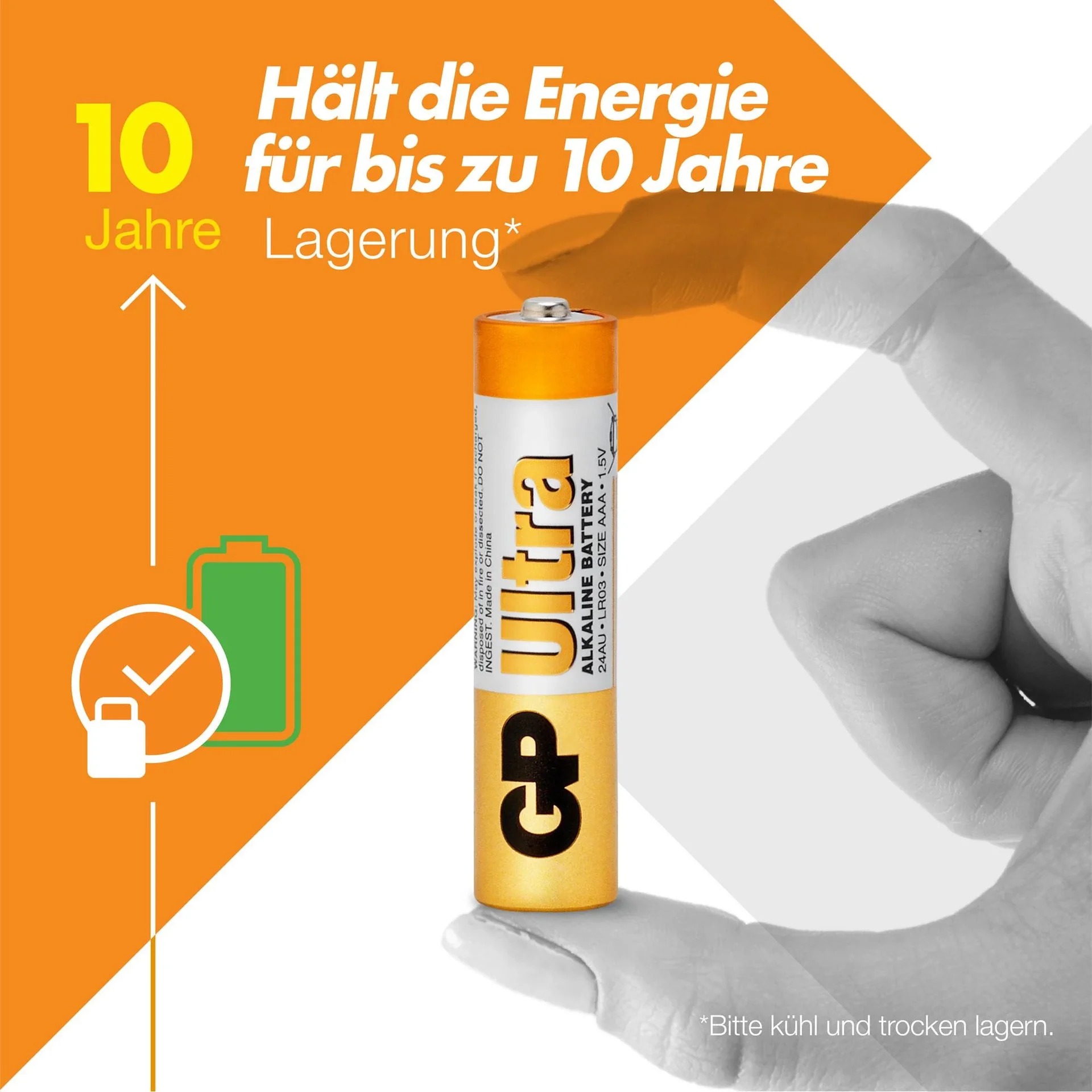 ULTRA Micro (AAA) Alkaline Batterien - 4 Stück - 1