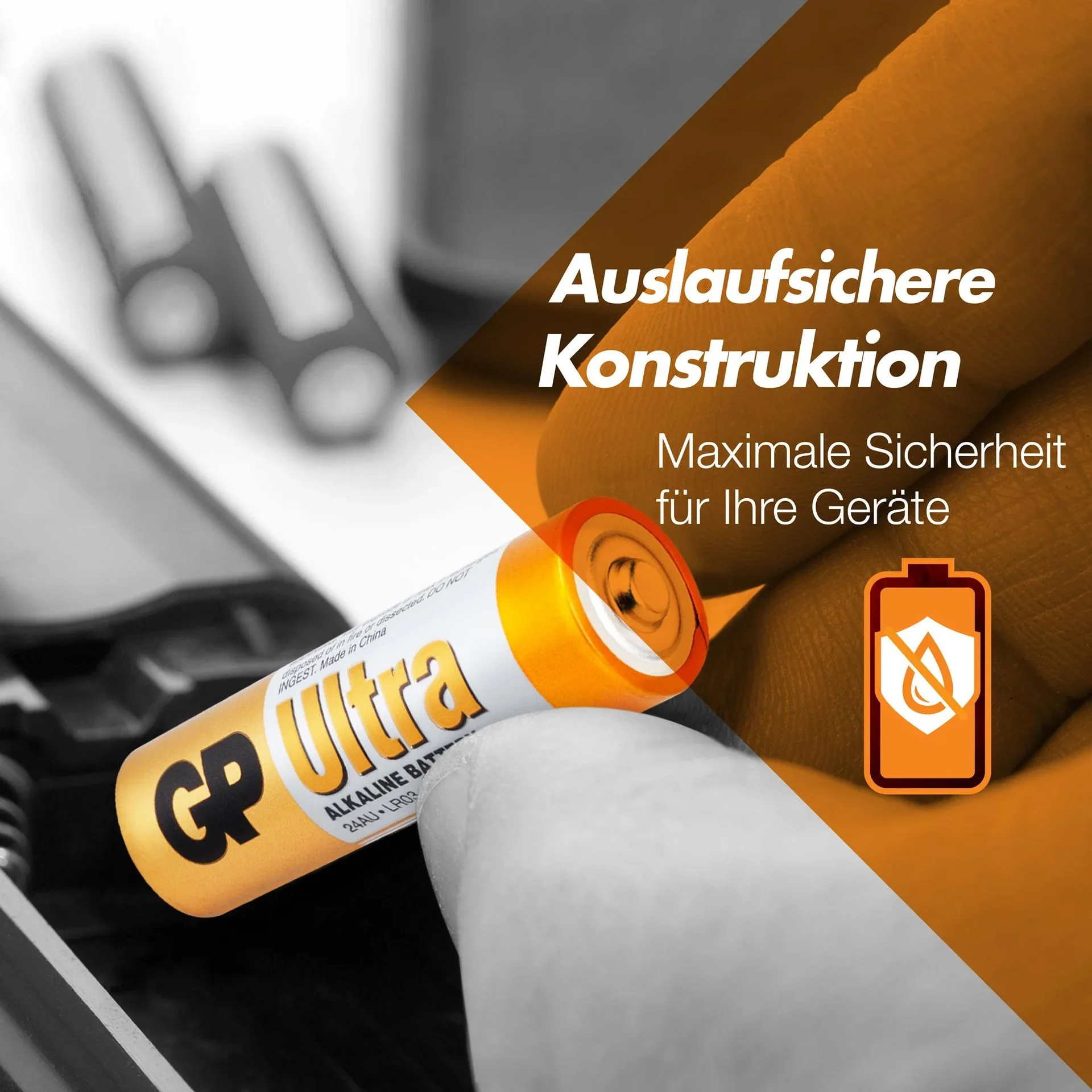 ULTRA Micro (AAA) Alkaline Batterien - 4 Stück - 8
