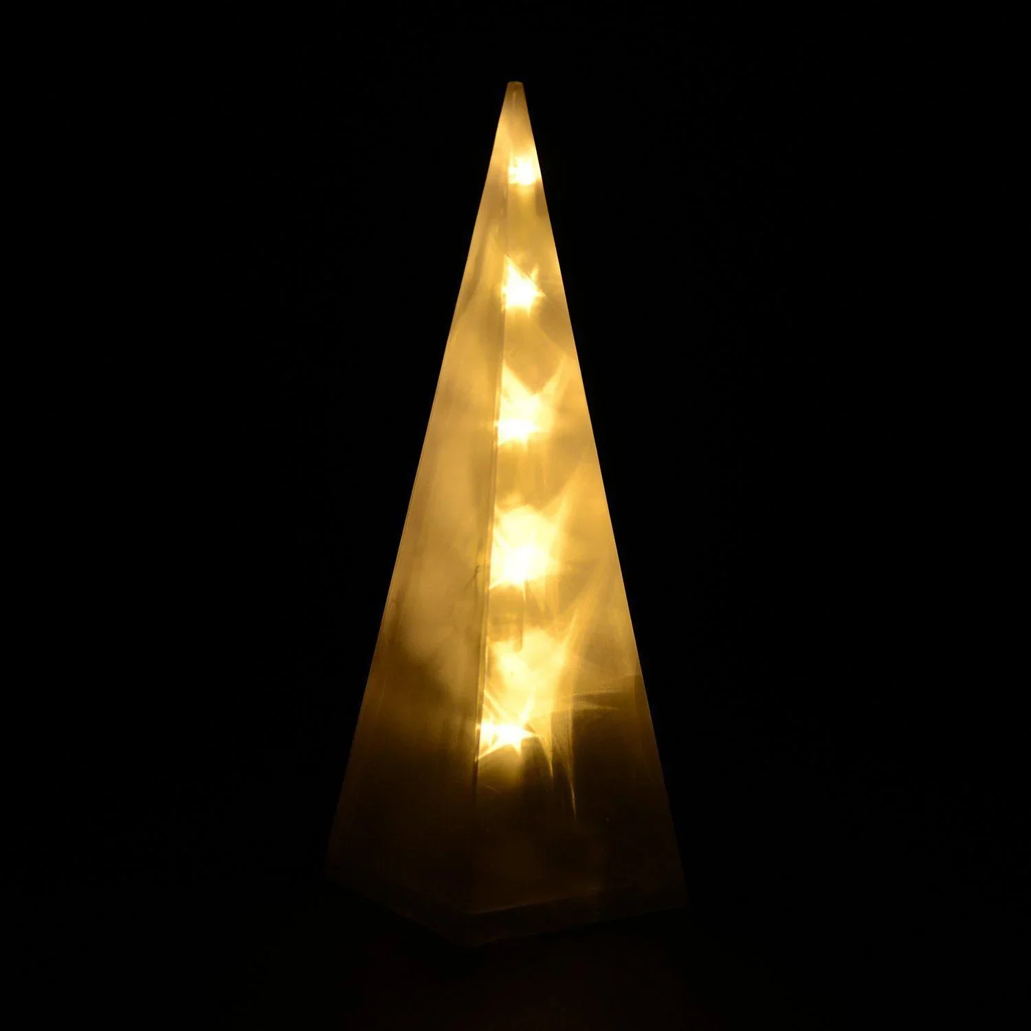 LED Leuchtpyramide 3D Hologramm Stern Lichtpyramide 30cm - 4