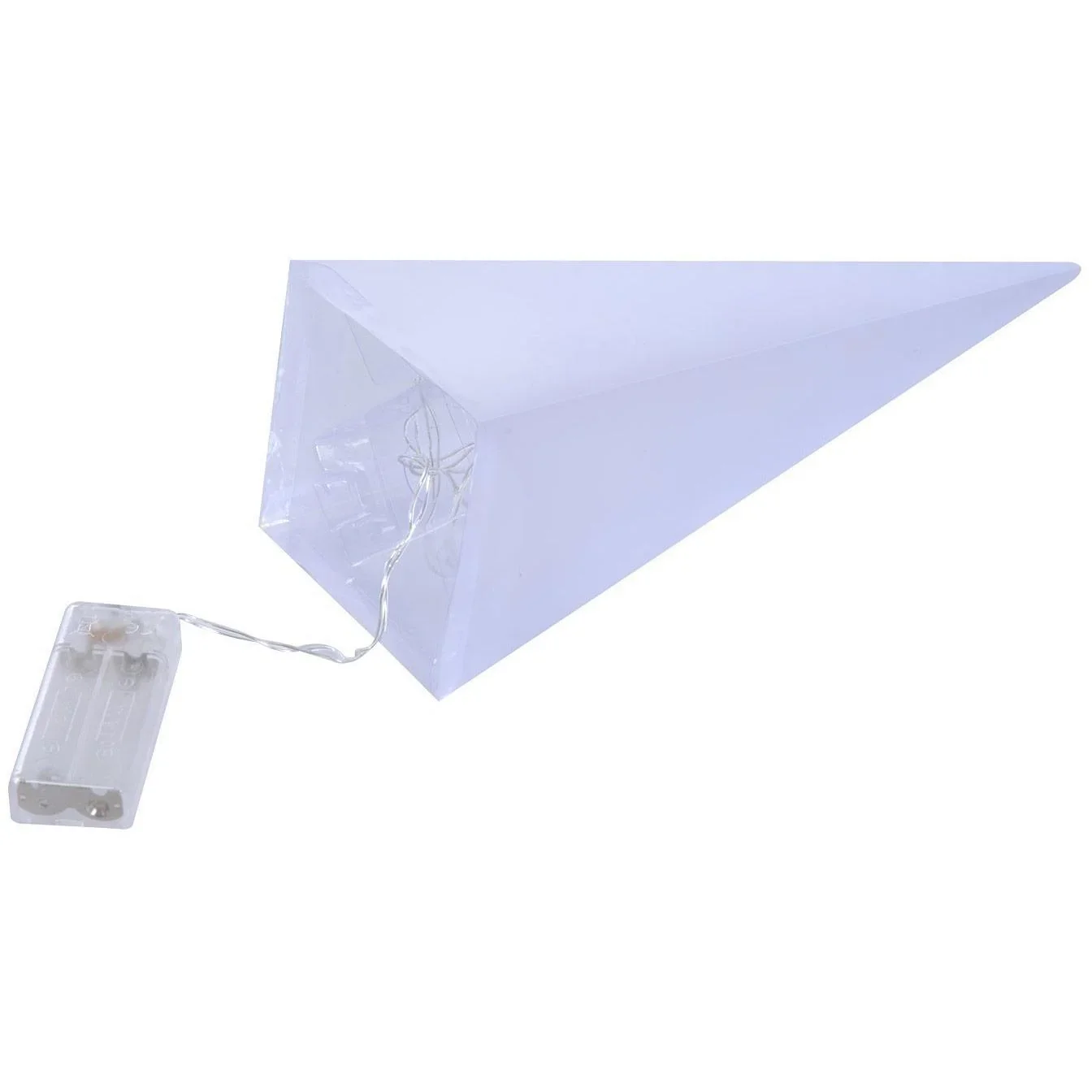LED Leuchtpyramide 3D Hologramm Stern Lichtpyramide 30cm - 6