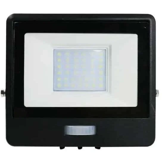 VT-138S LED-Flutlicht mit Sensor - 30 W - 2340 Lm - 4000K - Schwarz - 3