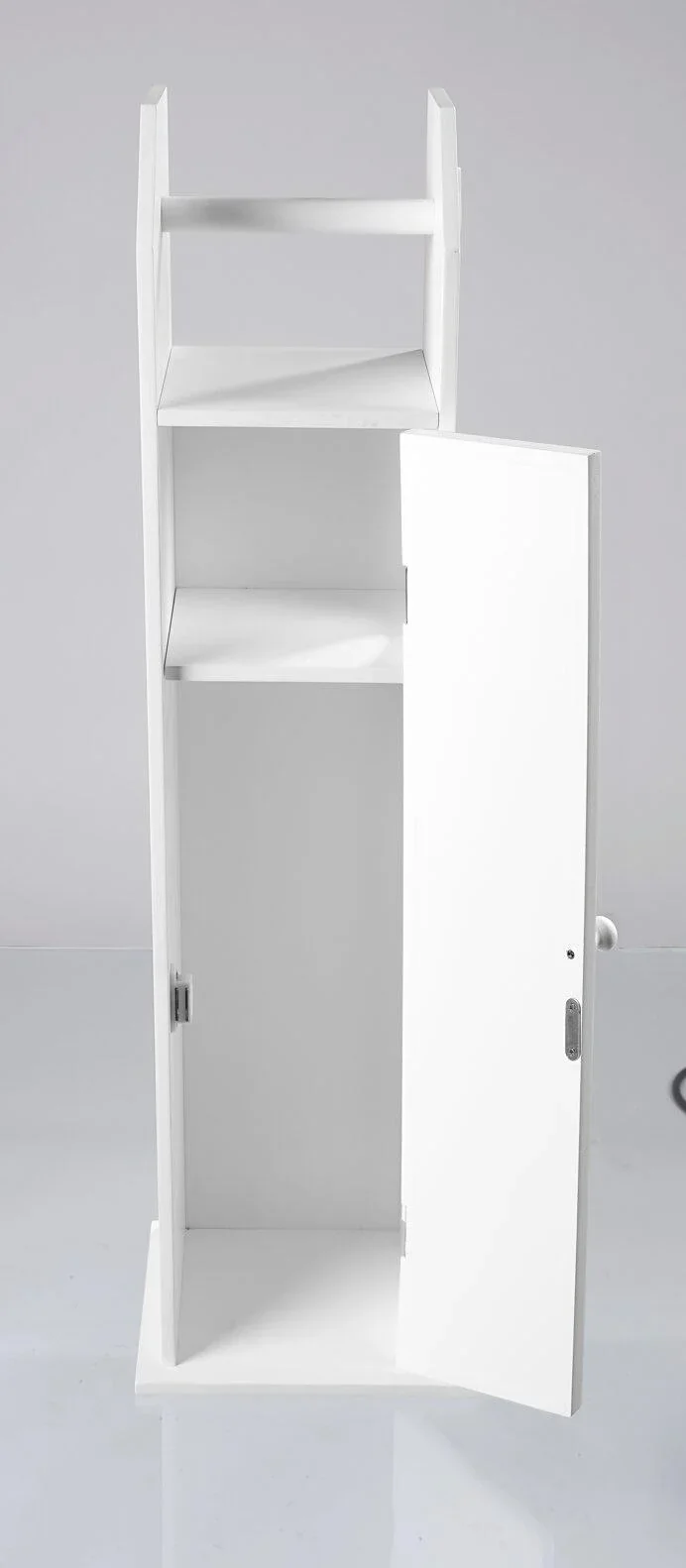 Toilettenschrank - WC-Rollenhalter mit Stauraum - 1