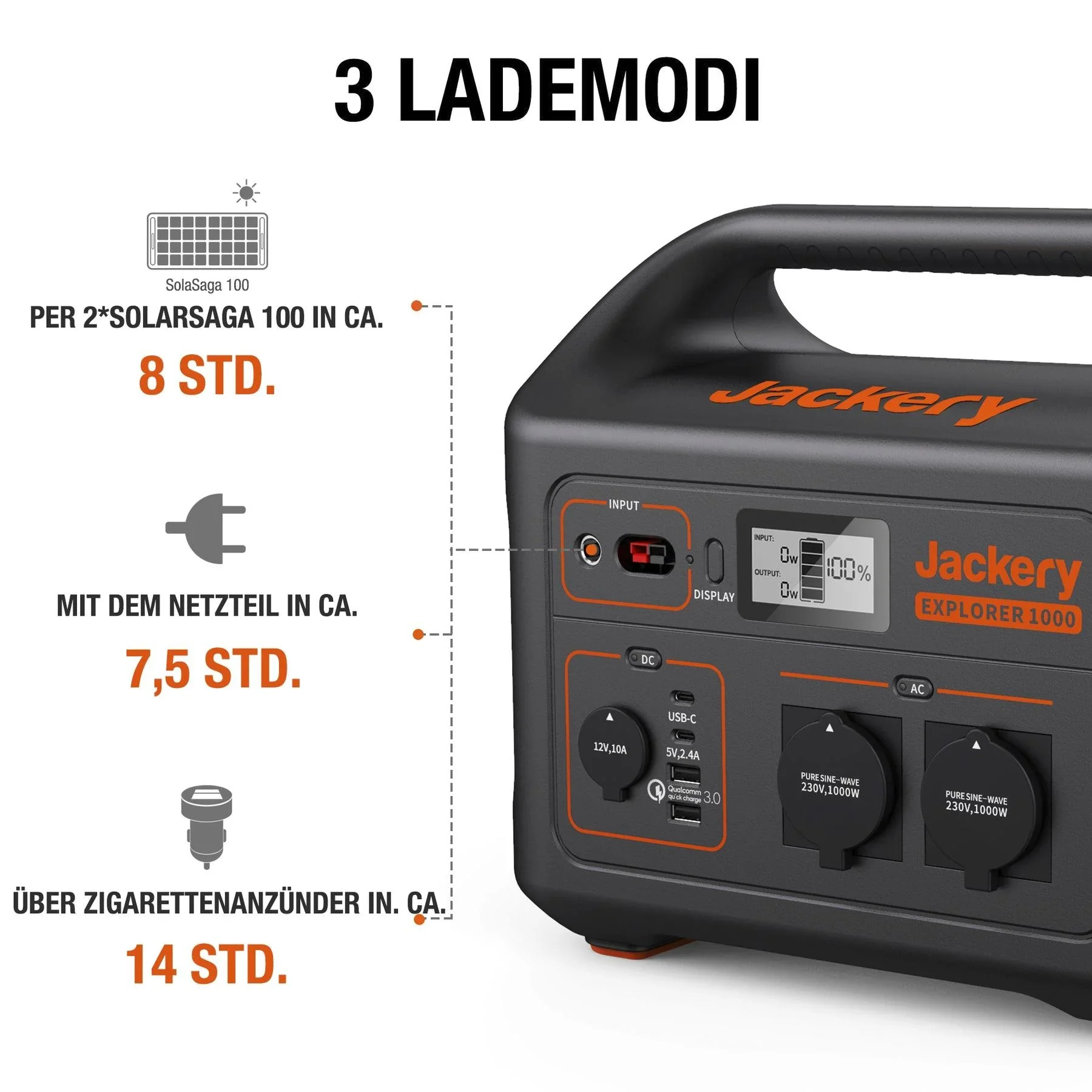 Tragbare Powerstation Explorer 1000, 1002 Wh - 1