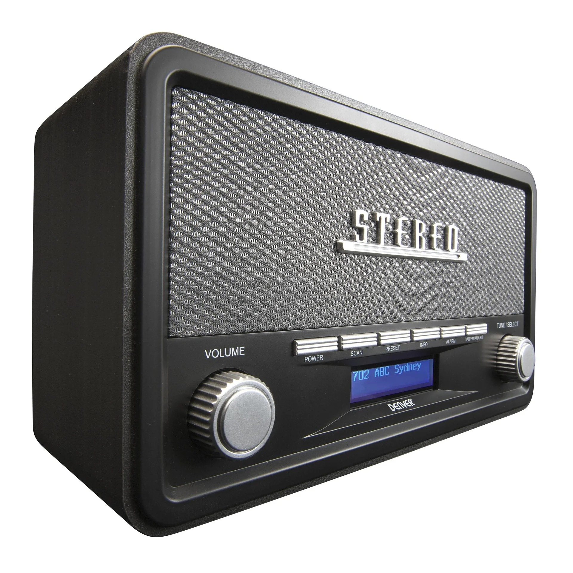 DAB+ Retro Radio mit Bluetooth, Uhr und Wecker - 4