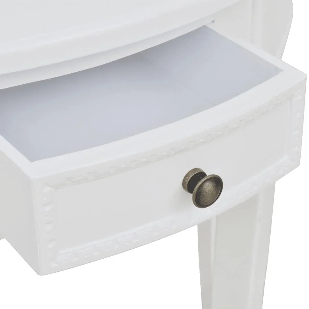 Wandtisch mit Schublade weiß - 2