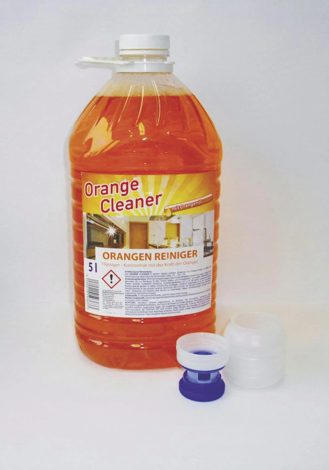 Orangenreiniger Konzentrat 5L + GRATIS dazu 10 Reinigungstücher - 0