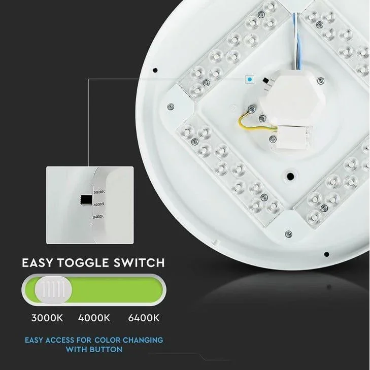 VT-8412-M LED-Deckenleuchte - 12 W - 1200 Lumen - 5
