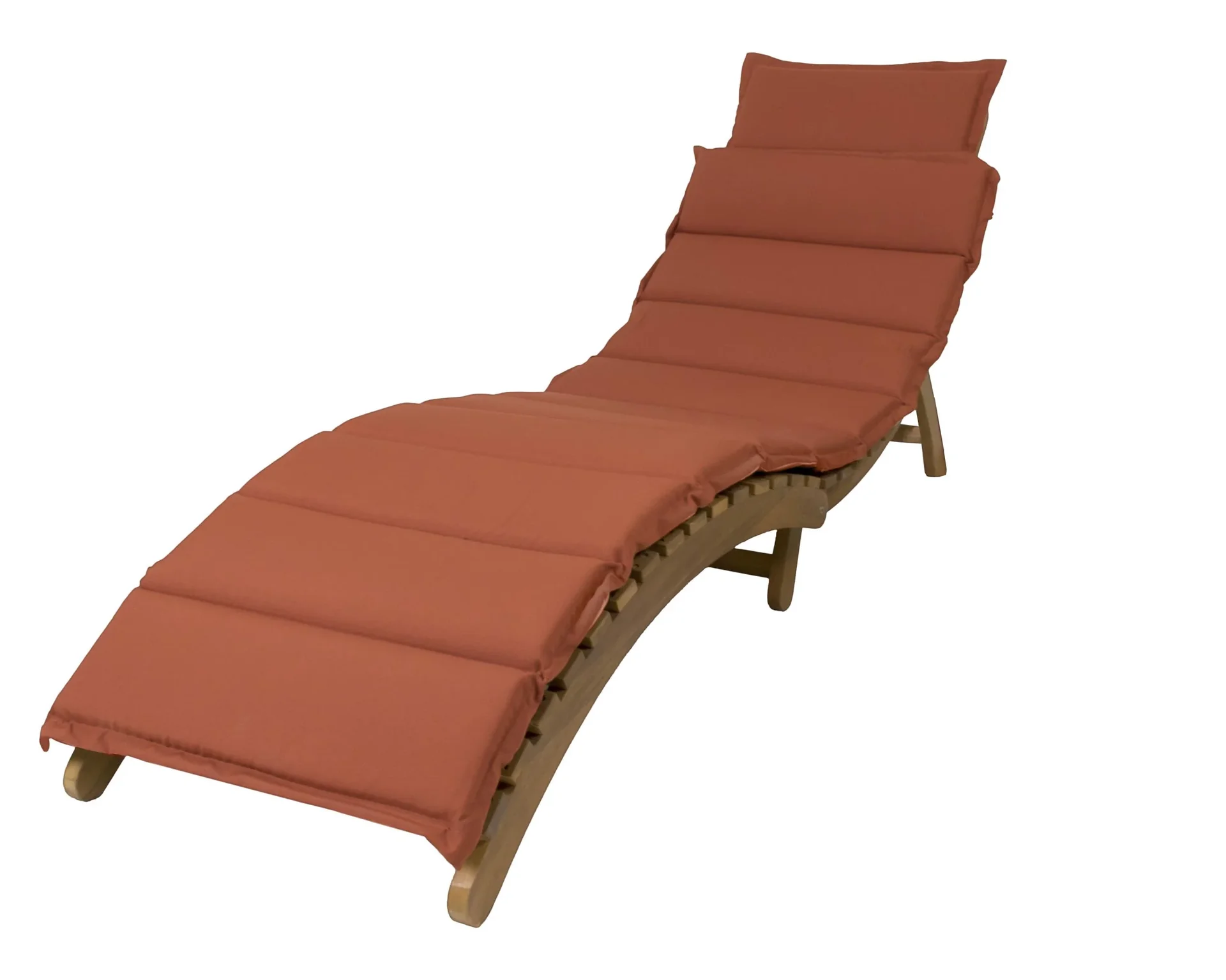 Sonnenliege + Tisch Catania terracotta/taupe - 6