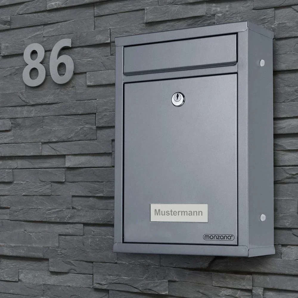 Briefkasten silber 32x22x9cm - 1