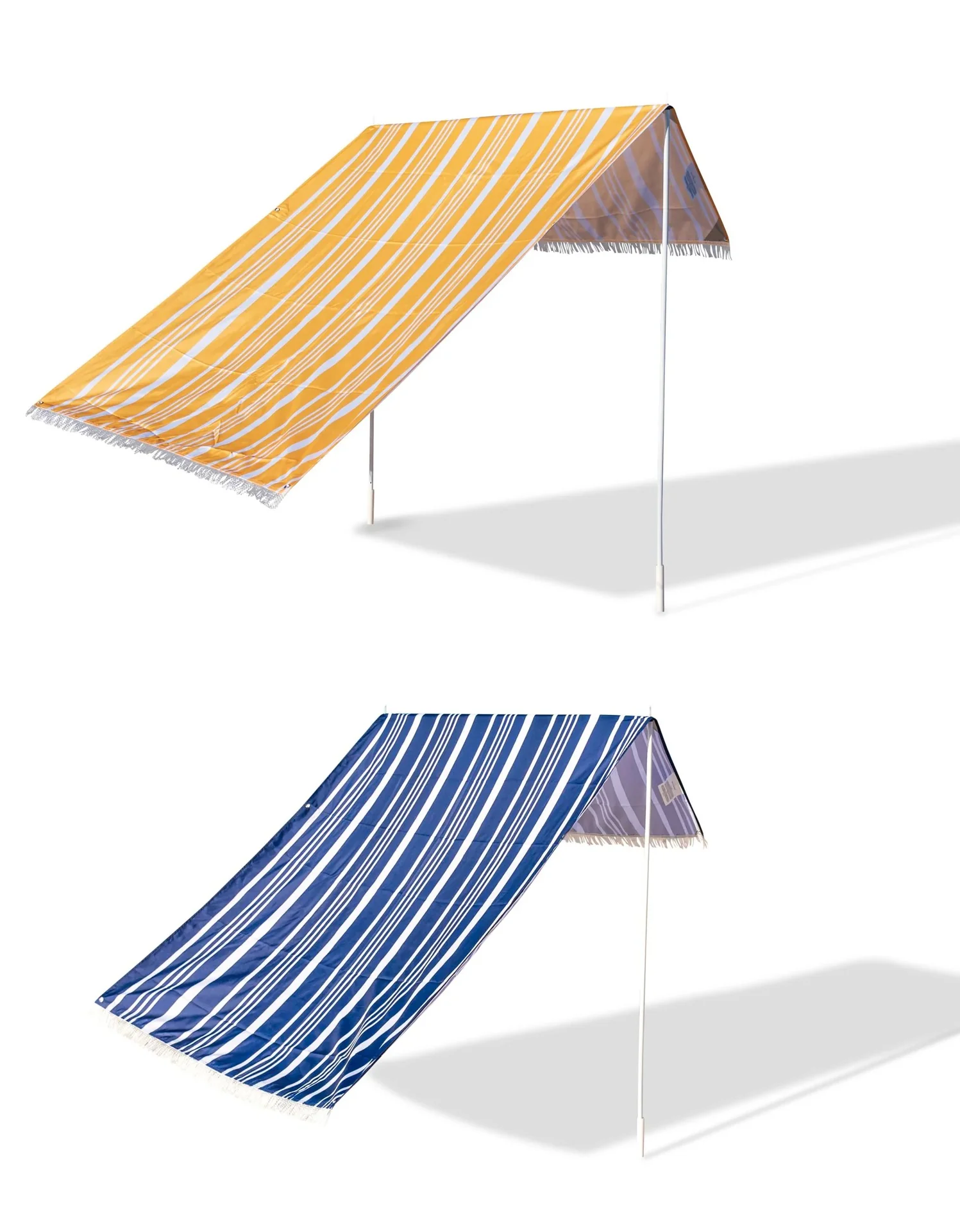 Sonnensegel Strand 146x220x150 cm Gelb - 9