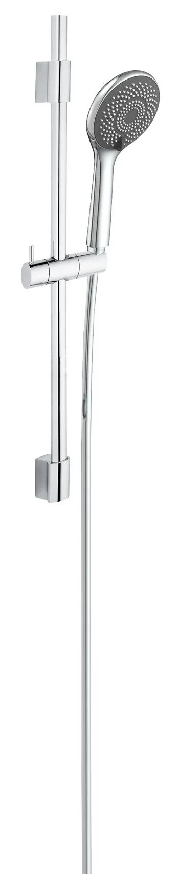 Wasserspar-Brauseset Watersaving Chrom, Länge Stange: 70 cm - 0