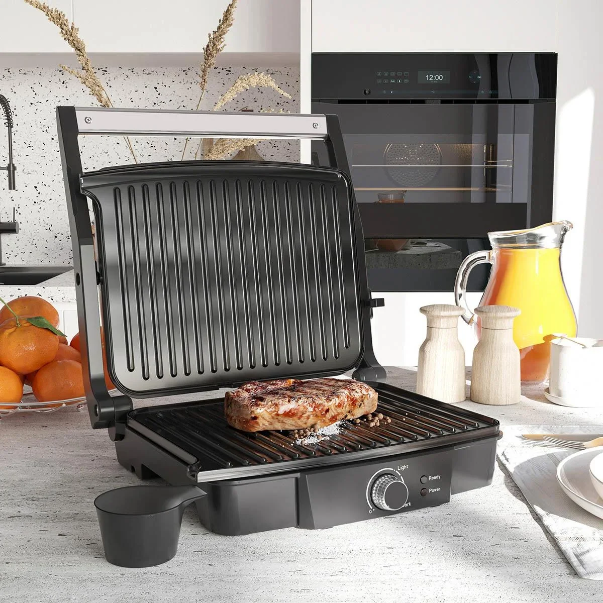Toastmaschine 2000W 35,1 x 32,6 x 15,5 cm - 3