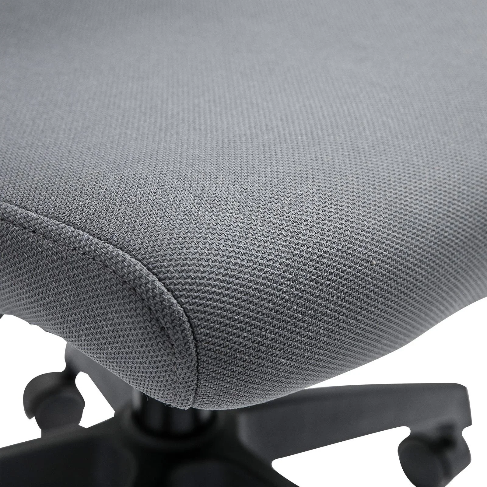 Drehstuhl Chefsessel Schreibtischstuhl rollbar höhenverstellbar ergonomisch gepolstert Grau 62 x 55 x (92 101) cm - 3