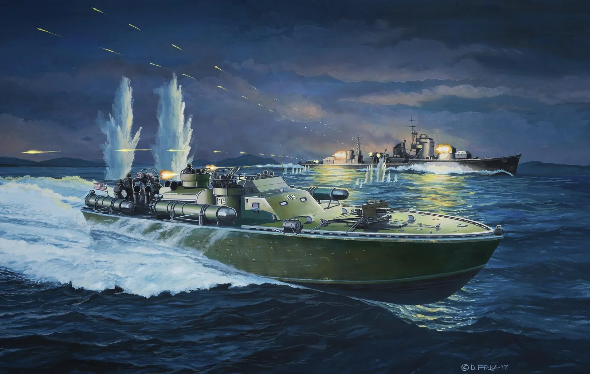 Model Set Patrol Torpedo Boat PT-109 - 0
