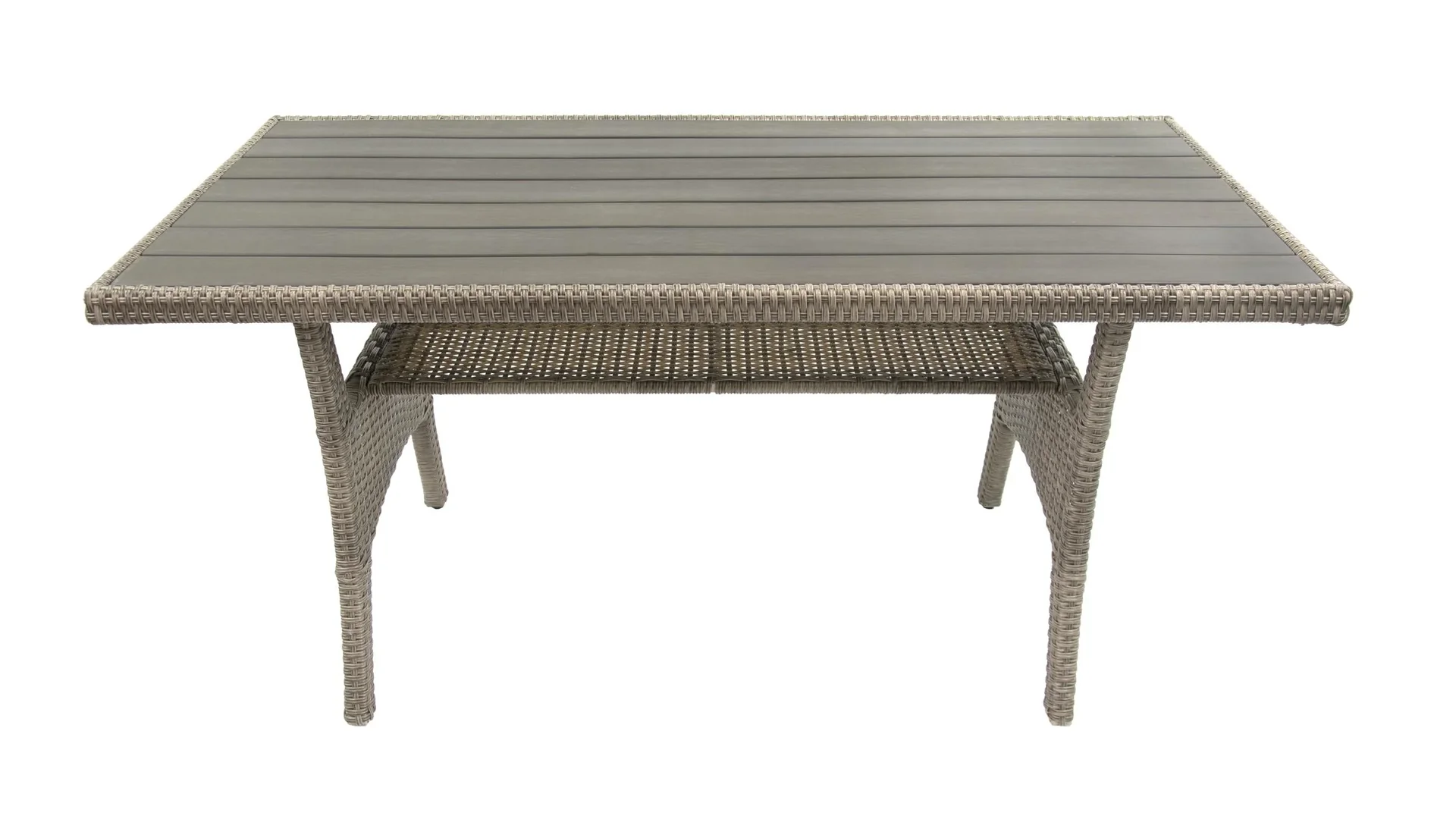 Polyrattangruppe Madeira grau mit dunklen Kissen - 3