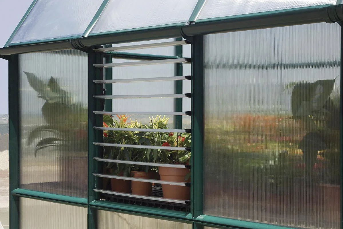 Kunststoff Lamellenfenster für alle Gewächshäuser - 0