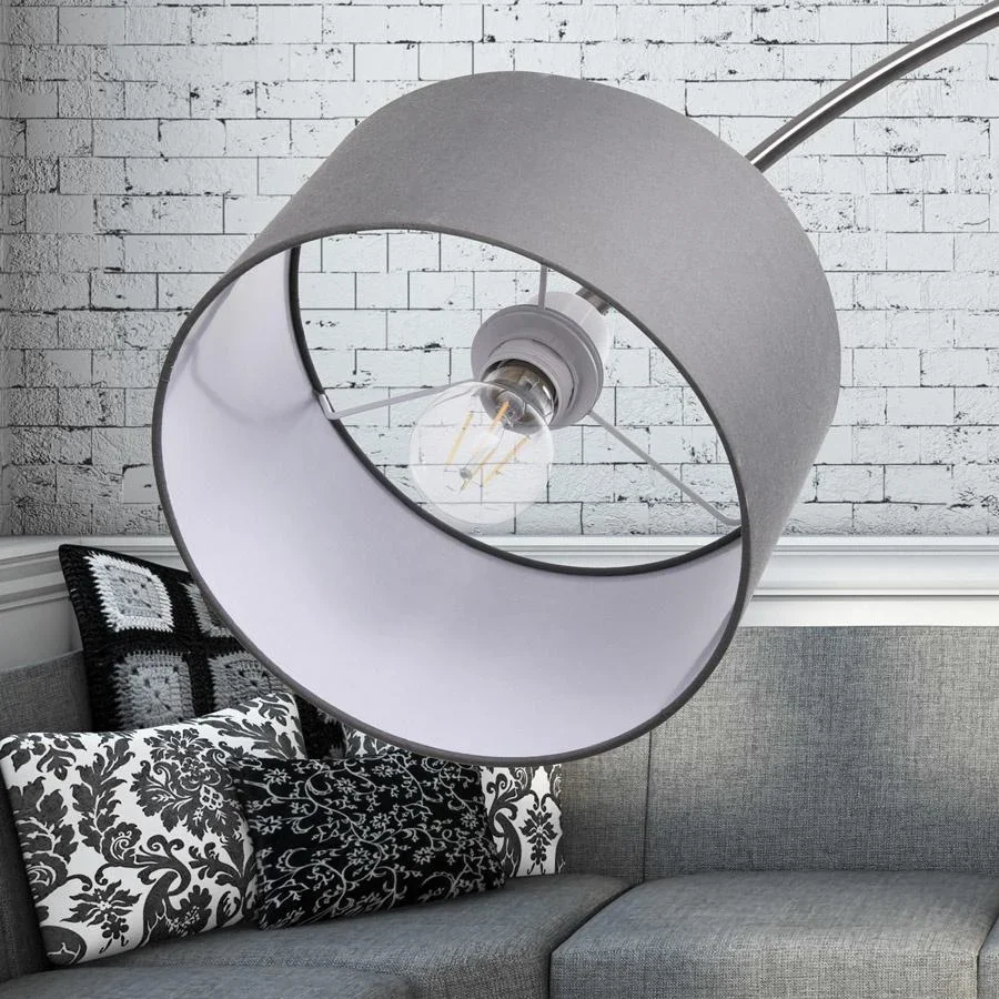 Bogenlampe L mit Marmorsockel - 4