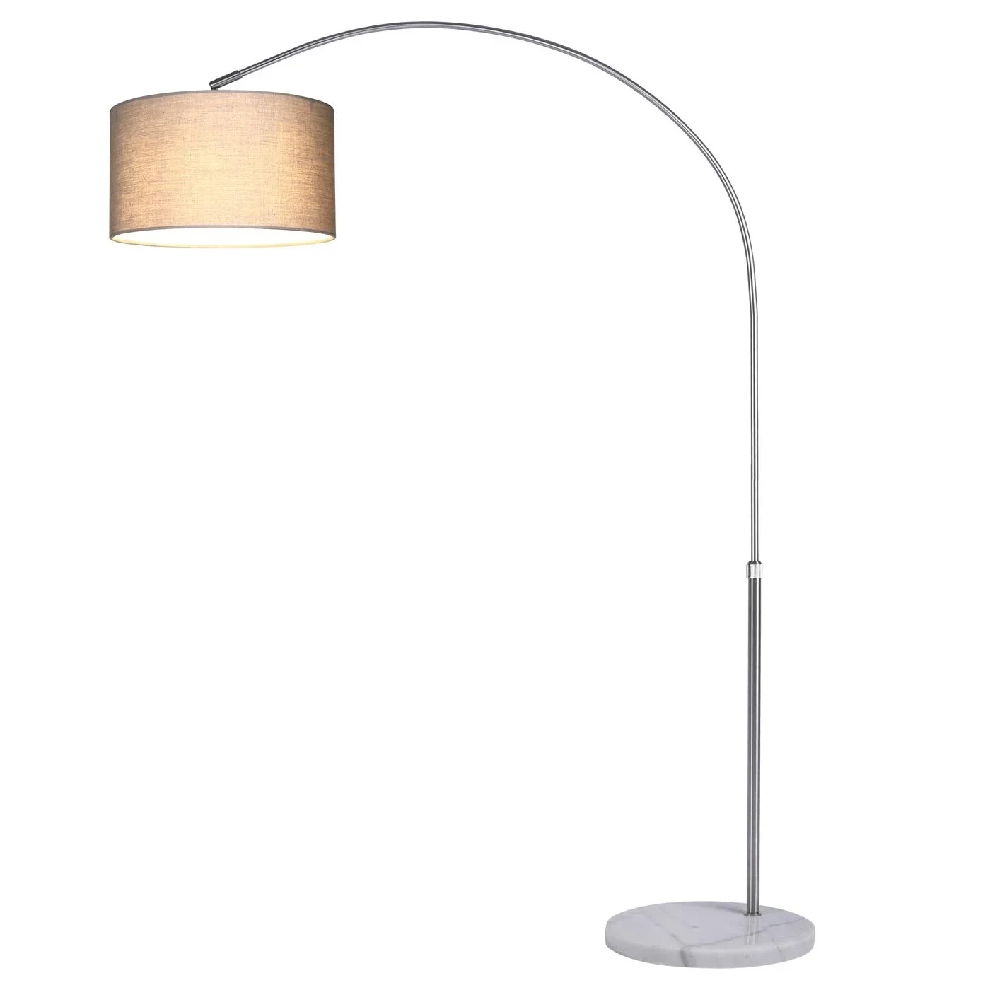 Bogenlampe L mit Marmorsockel - 5