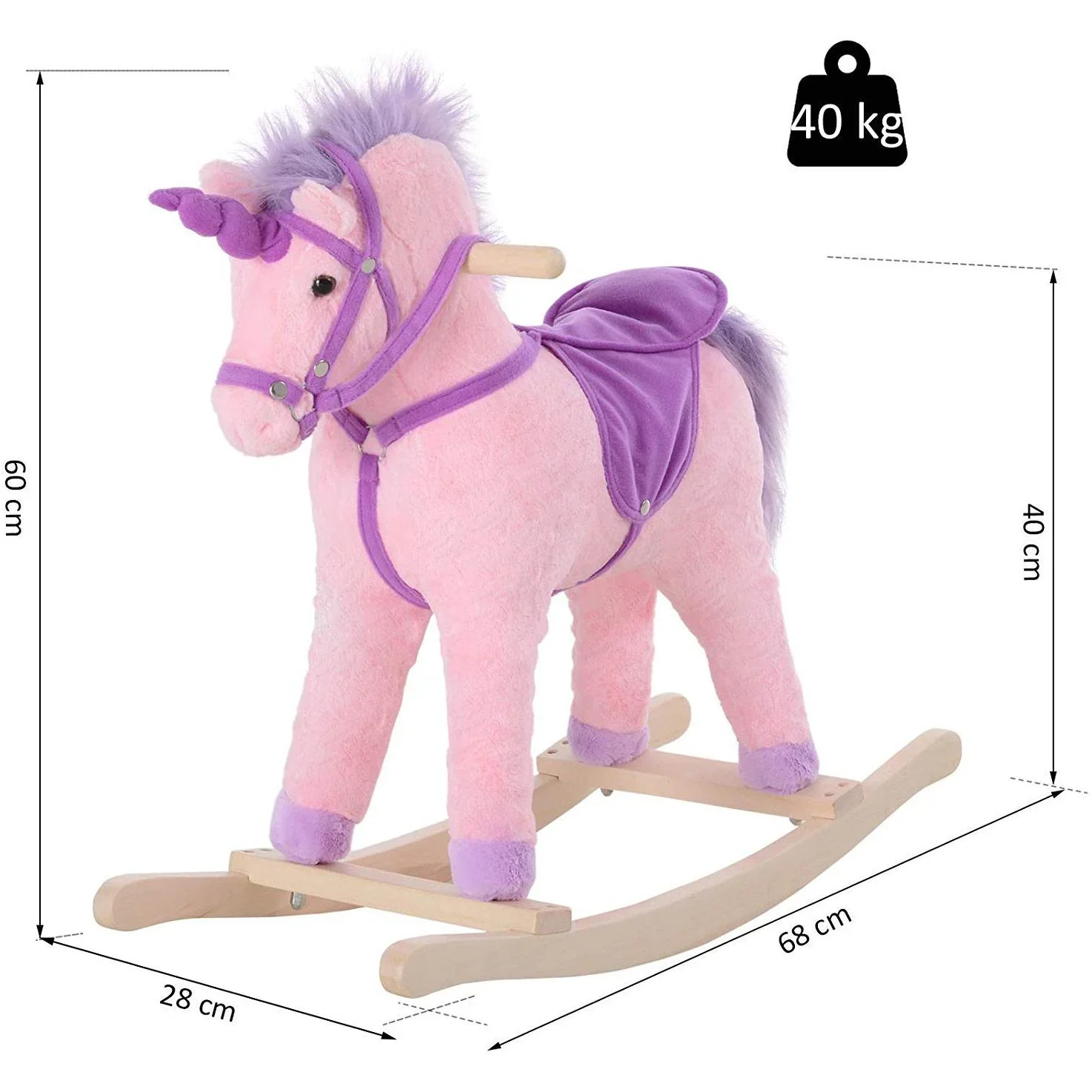 Schaukelpferd als Einhorn - 5