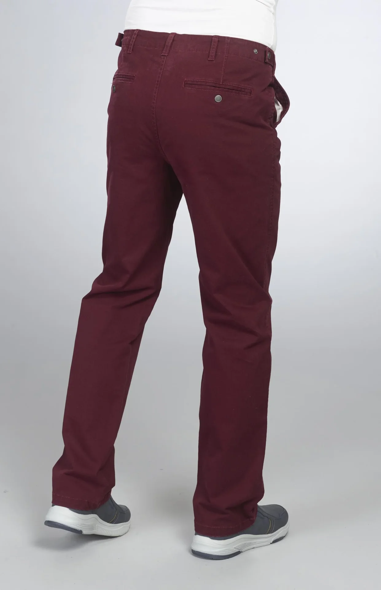 Stretchhose, Farbe bordeaux, Gr.50 - 0