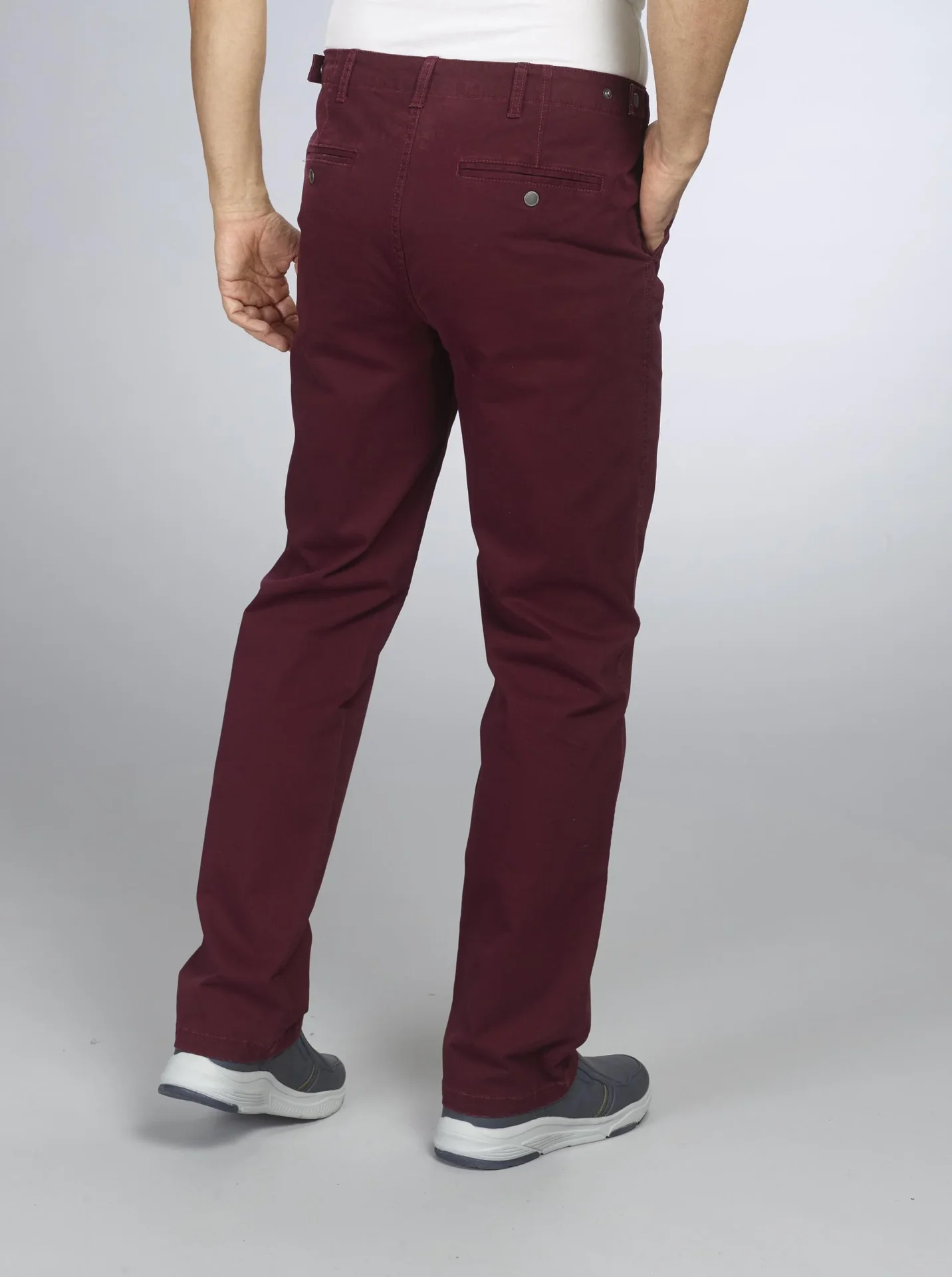 Stretchhose, Farbe bordeaux, Gr.50 - 4