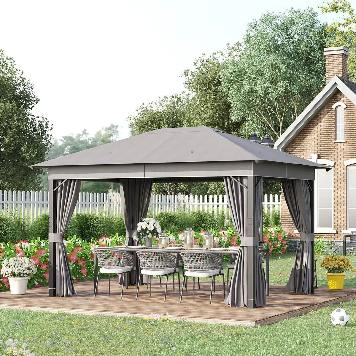 Pavillon - Aluminium - 4 x 3 m - 2