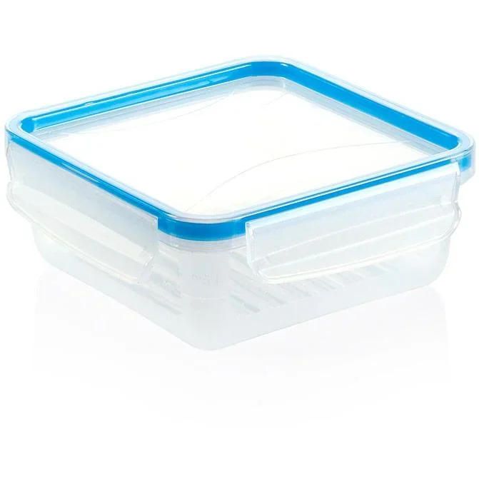 Mehrzer - Frische Schüssel 0,8 Liter - Quadratisch - Click-and-Lock - Blau - 1