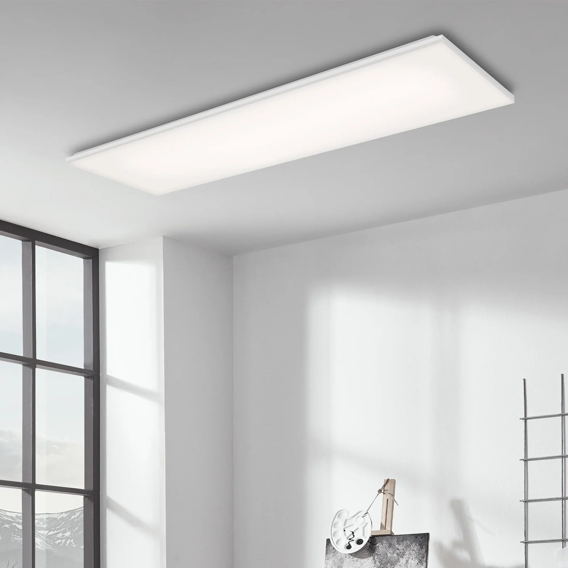 Rahmenloses LED Panel, rechteckig, 38 Watt, weiß - 6