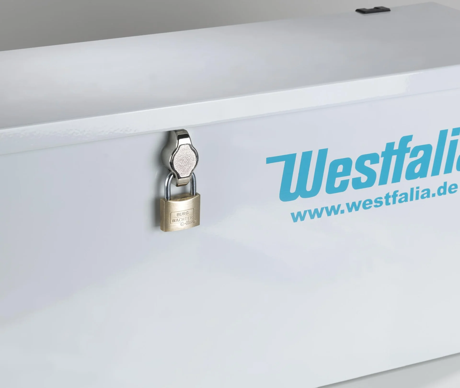 Staubox aus Metall mit Schlossvorrichtung - 0