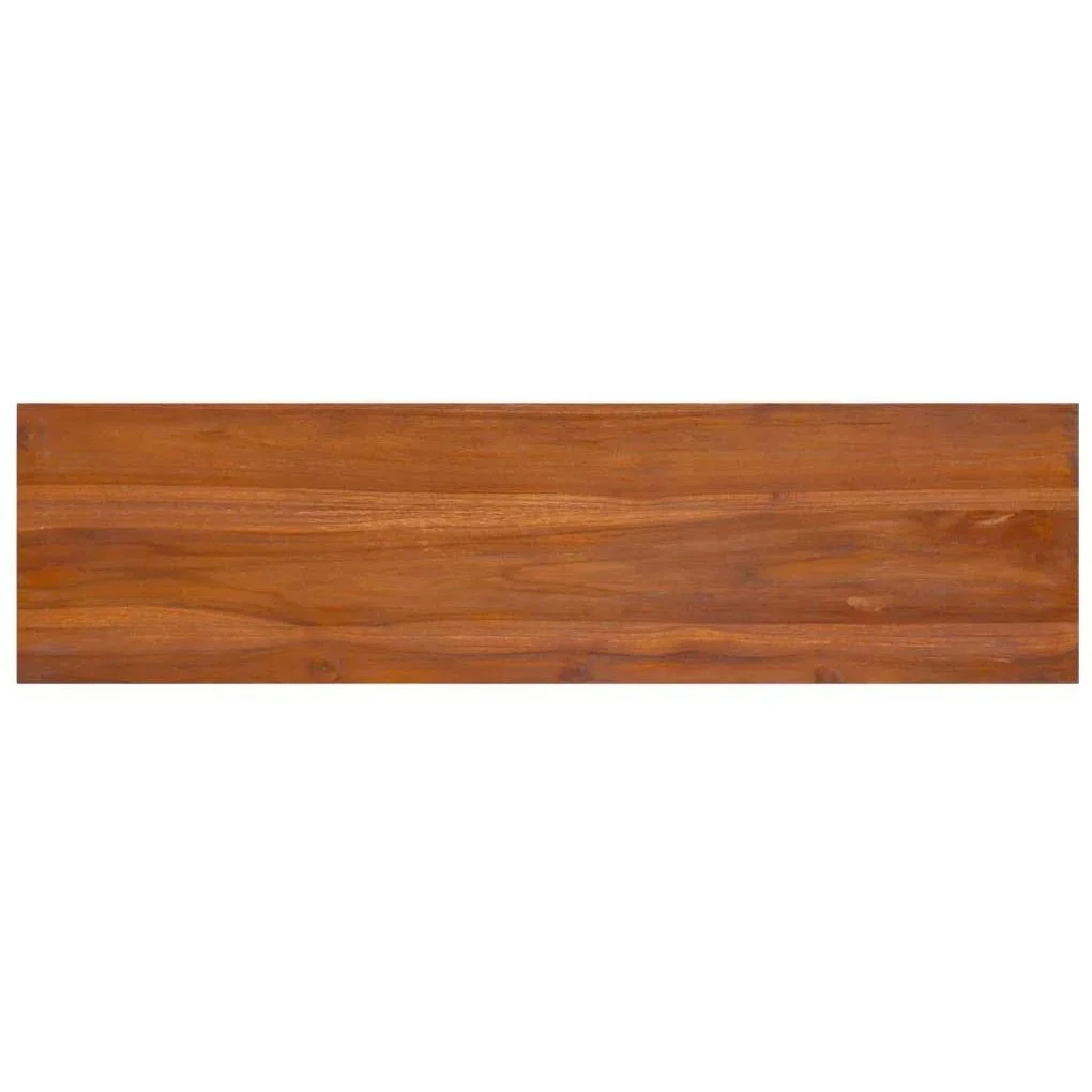 TV-Schrank 112x30x37 cm massiv Teak - 3