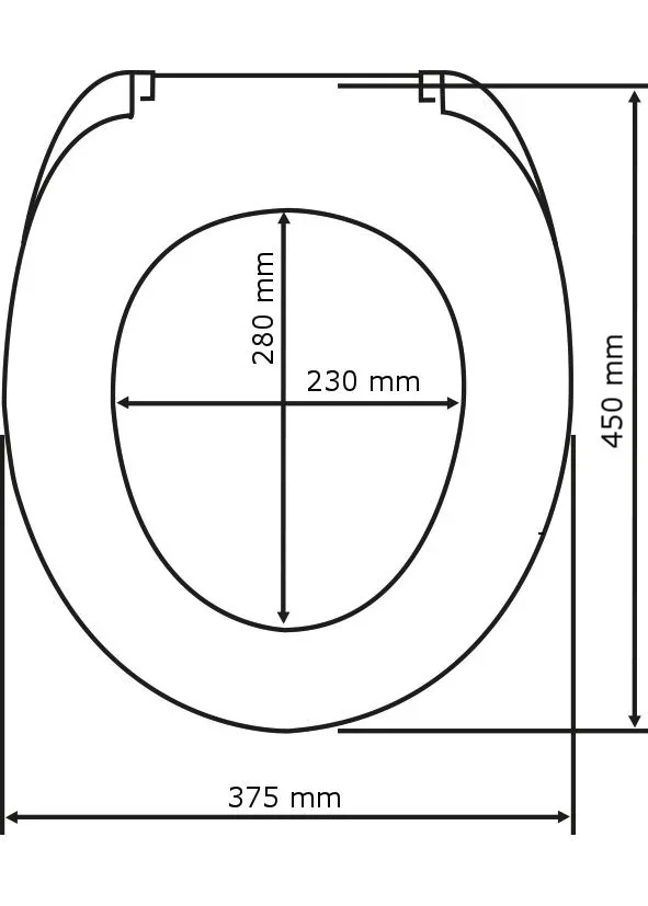 Premium WC Sitz "Muschel" mit Absenkautomatik, weiß - 2