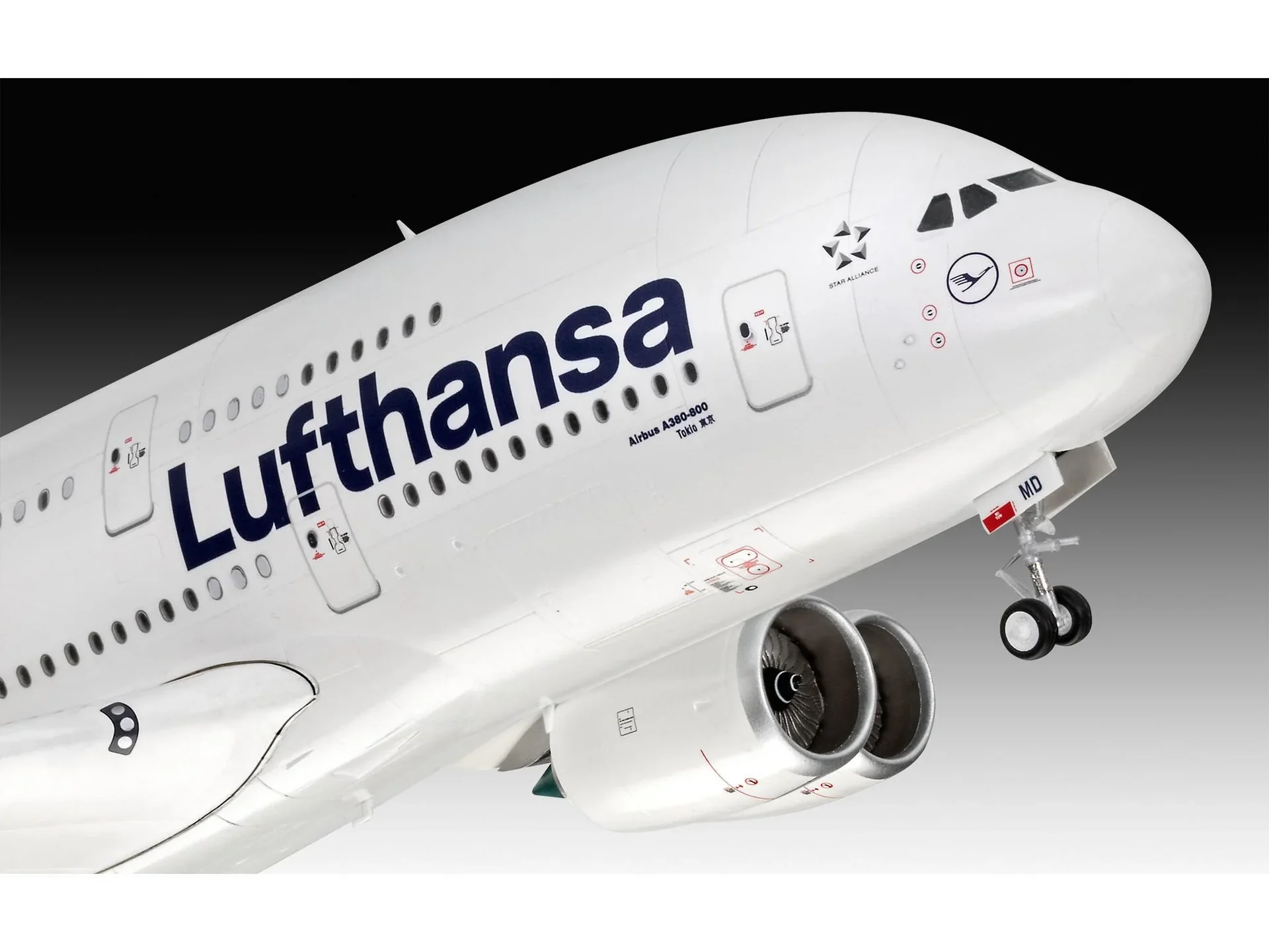 Modellbausatz Airbus A380-800 Lufthansa New Livery - 1