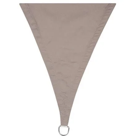 SONNENSEGEL - VIERECK - 5 x 5 m - BRAUNGRAU - 1