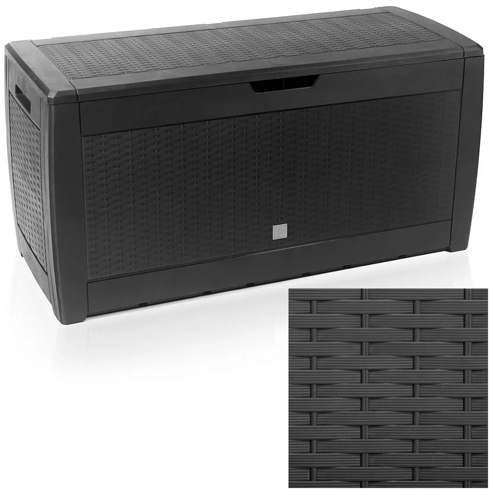 Aufbewahrungsbox Anthrazit 119x48x60cm - 0