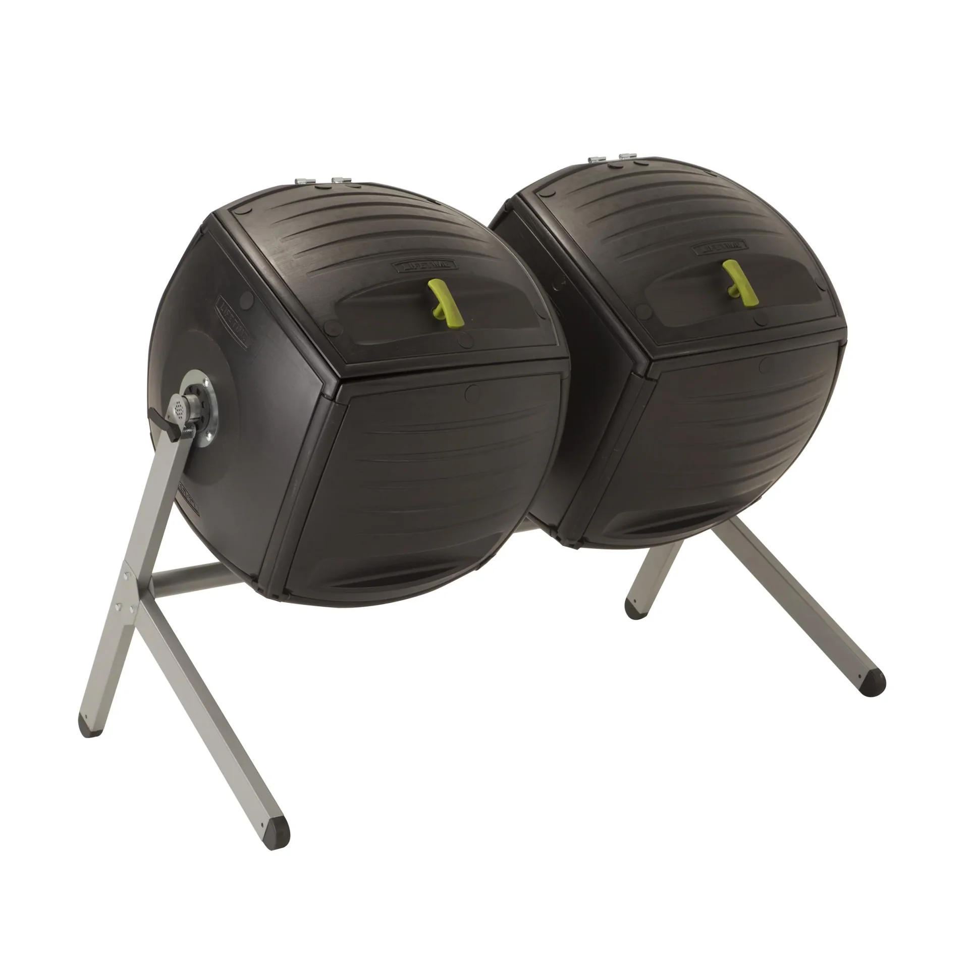Kunststoff rotierender Kompost-Zwilling mit 380 Liter Volumen - 2