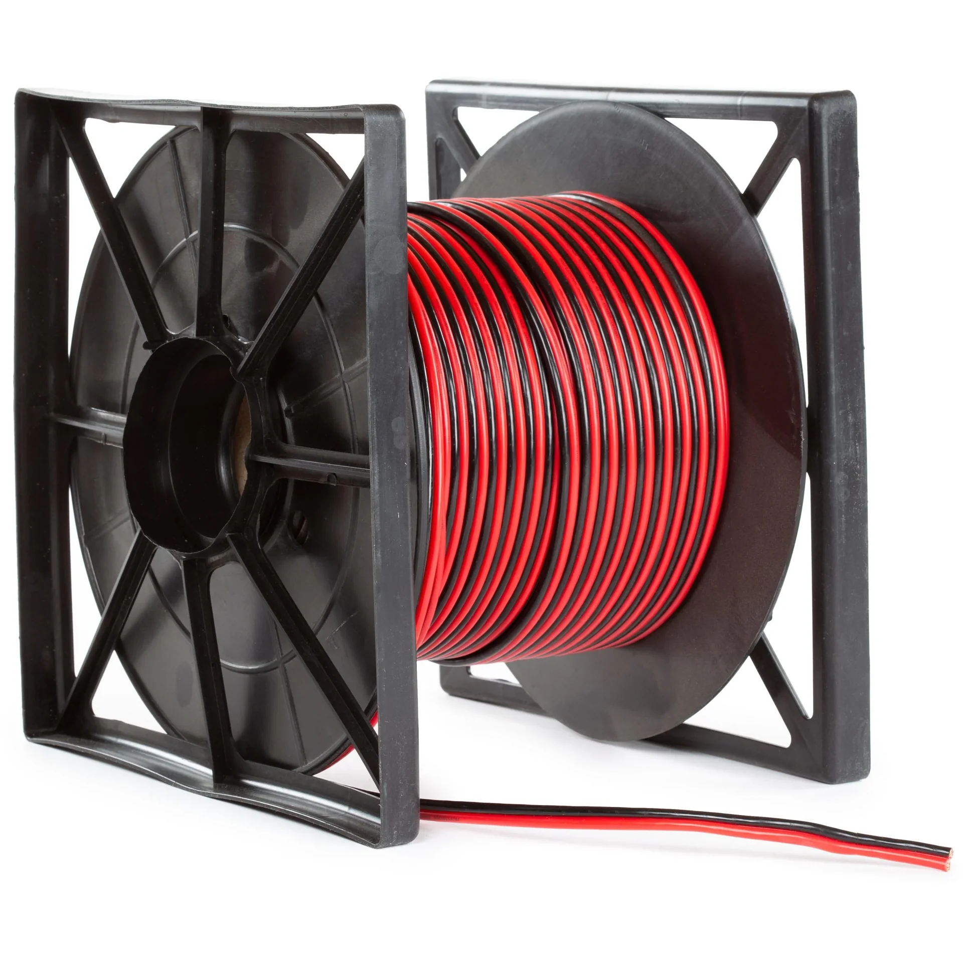 lautsprecherkabel - rot/schwarz - 2 x 4 mm² - 100 m - 0