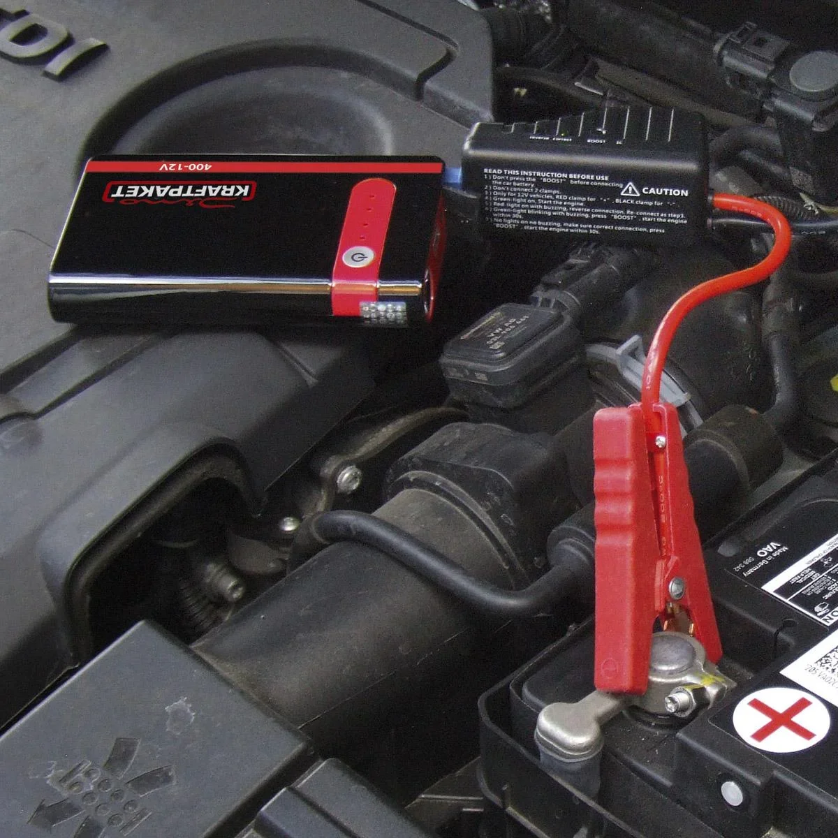 Starthilfe 12 Volt - 9.000 mAh - 400 A - 1