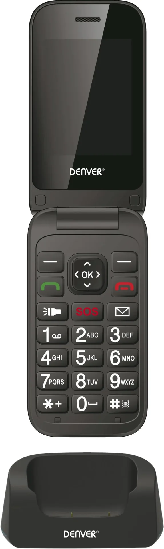 Hochwertiges Klapphandy mit 2,4" Farbdisplay - 0