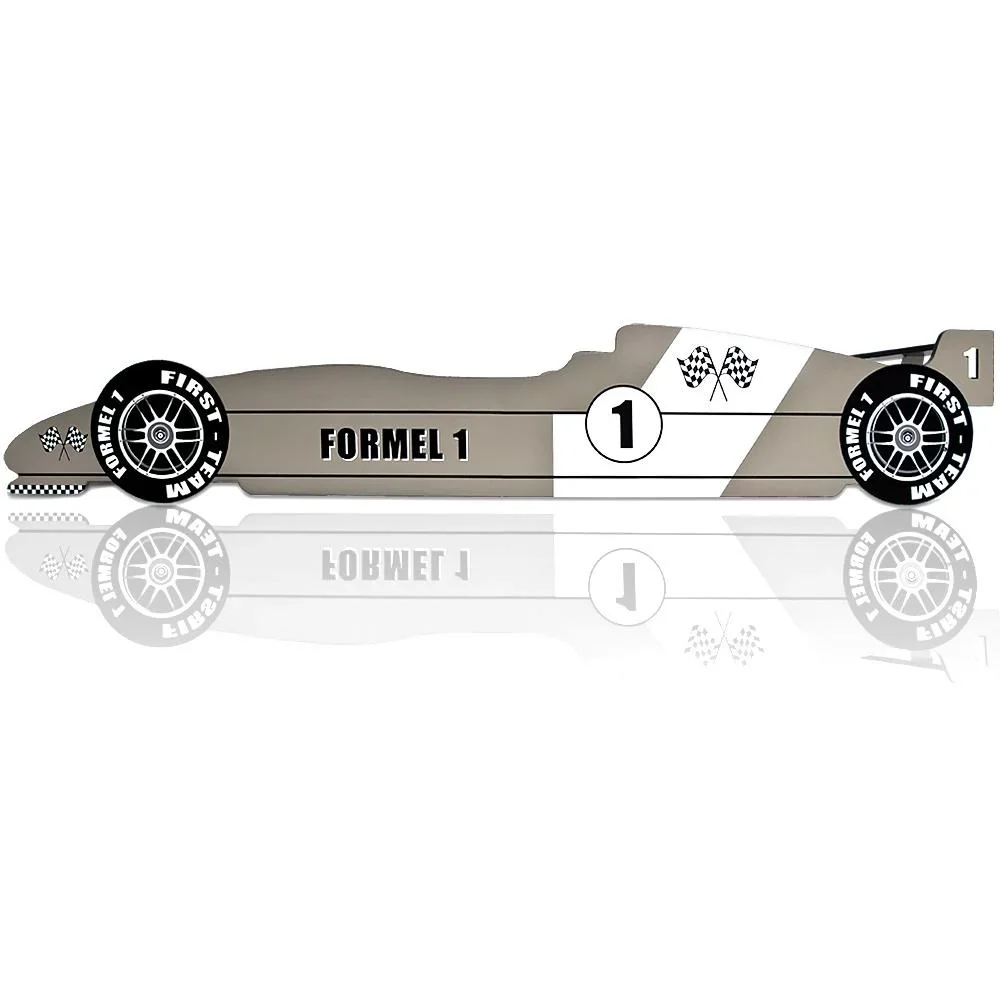 Kinderbett Formel 1 Silber - 0