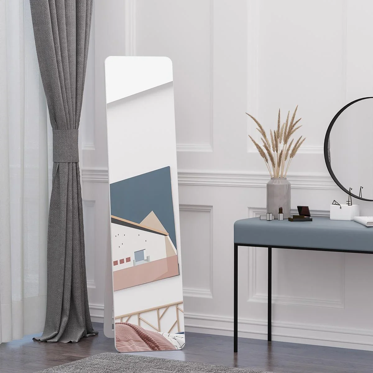 Standspiegel Spiegel 37 cm x 43 cm x 156 cm - 2