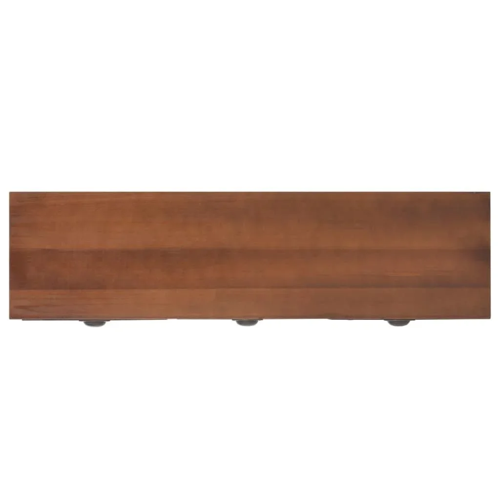 Wandtisch mit 3 Schubladen 120x30x76 cm Kiefer massiv - 1