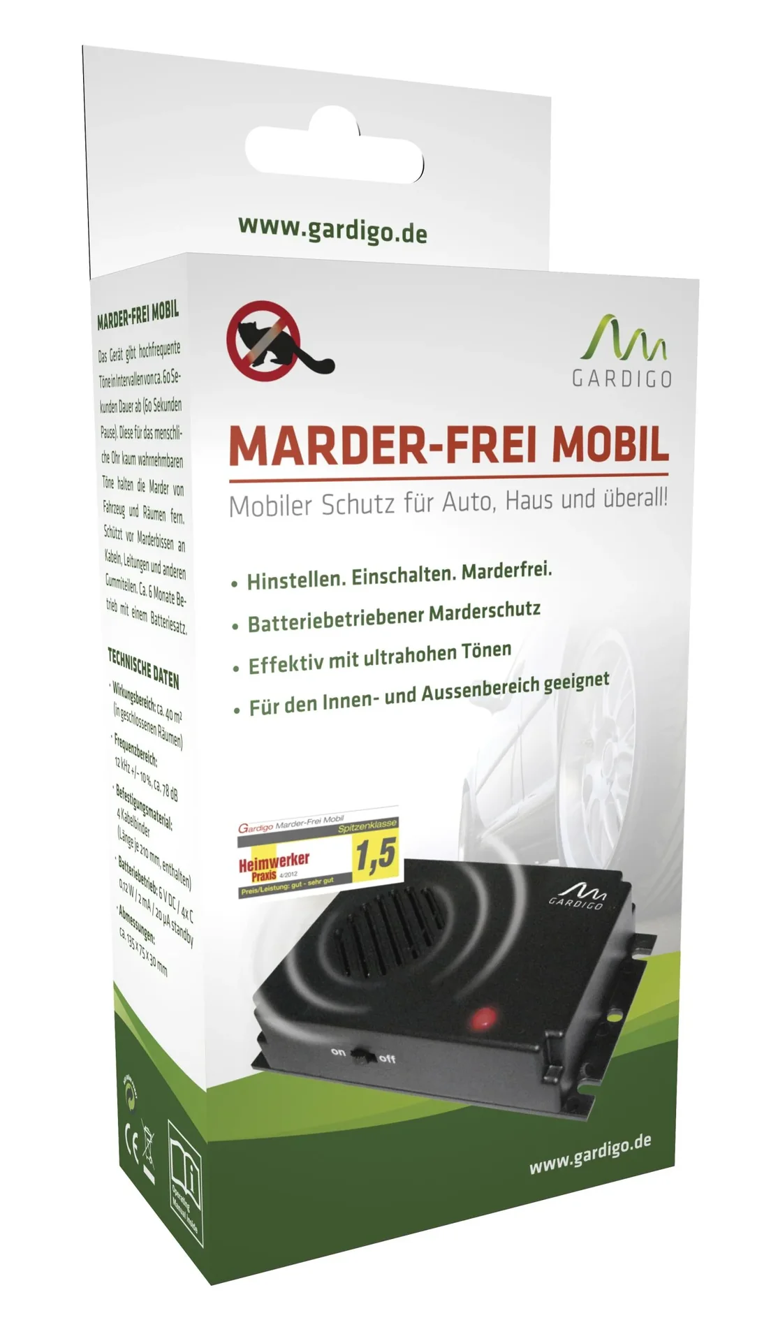Marder Frei Mobil - batteriebetrieben - 2