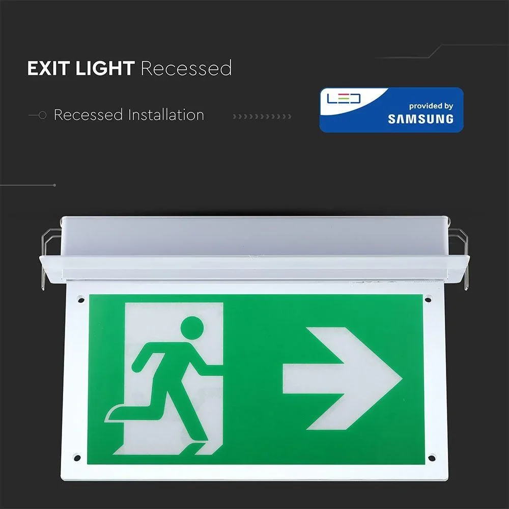 VT-522-S Notleuchte - LED - Anbauleuchte - 2W - IP20 - 2