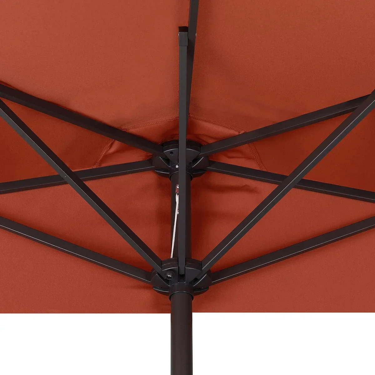 Sonnenschirm Terracotta Halbrund UV-Schutz 50+ - 2