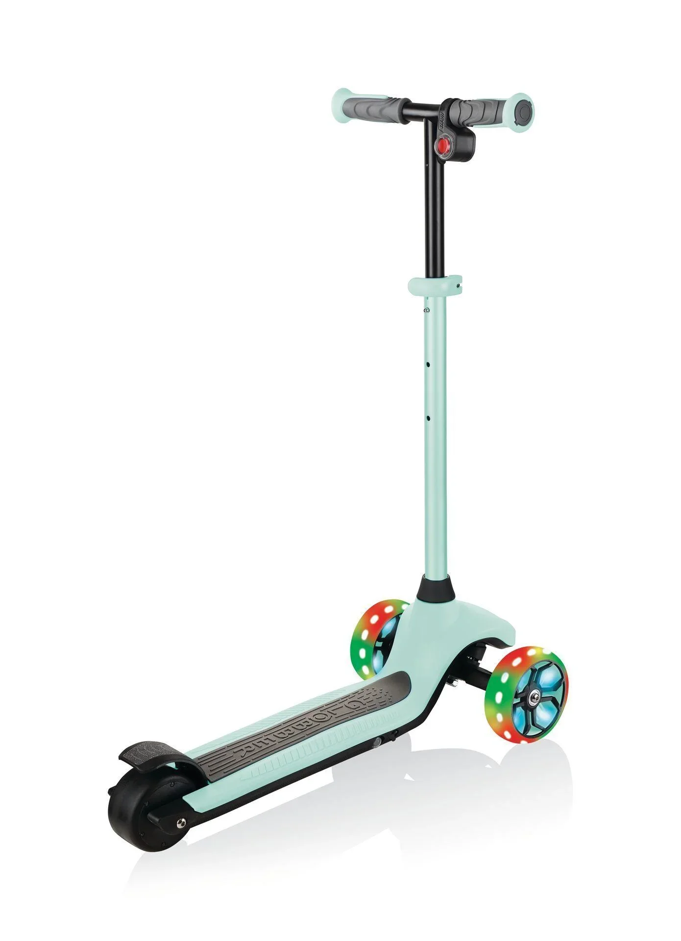 ONE K E-MOTION 4 PLUS   E-Scooter, Lithium-Batterie, 80 W Motor, 125/90 mm, 3-rädrig, LED-Rollen, mint - 1