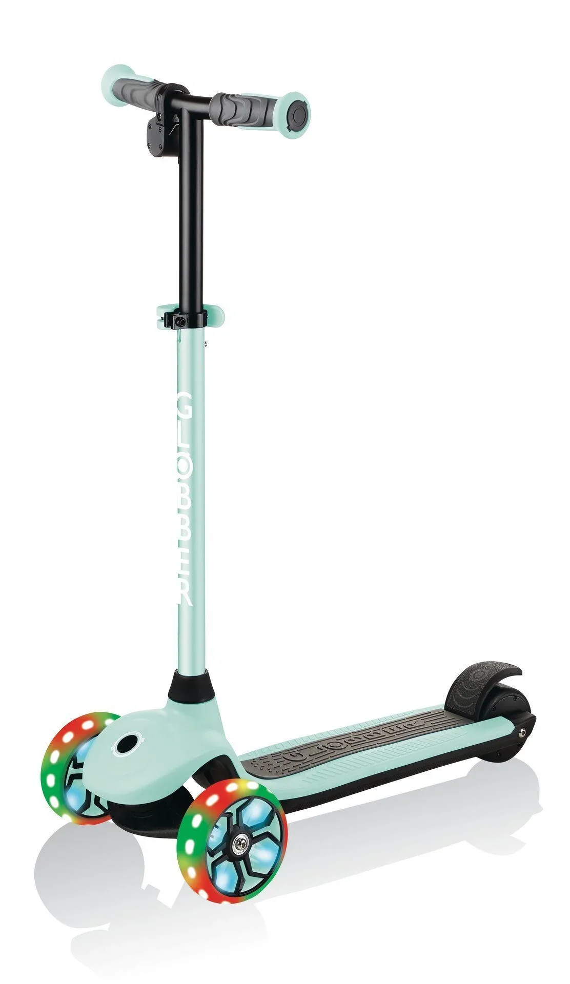 ONE K E-MOTION 4 PLUS   E-Scooter, Lithium-Batterie, 80 W Motor, 125/90 mm, 3-rädrig, LED-Rollen, mint - 8