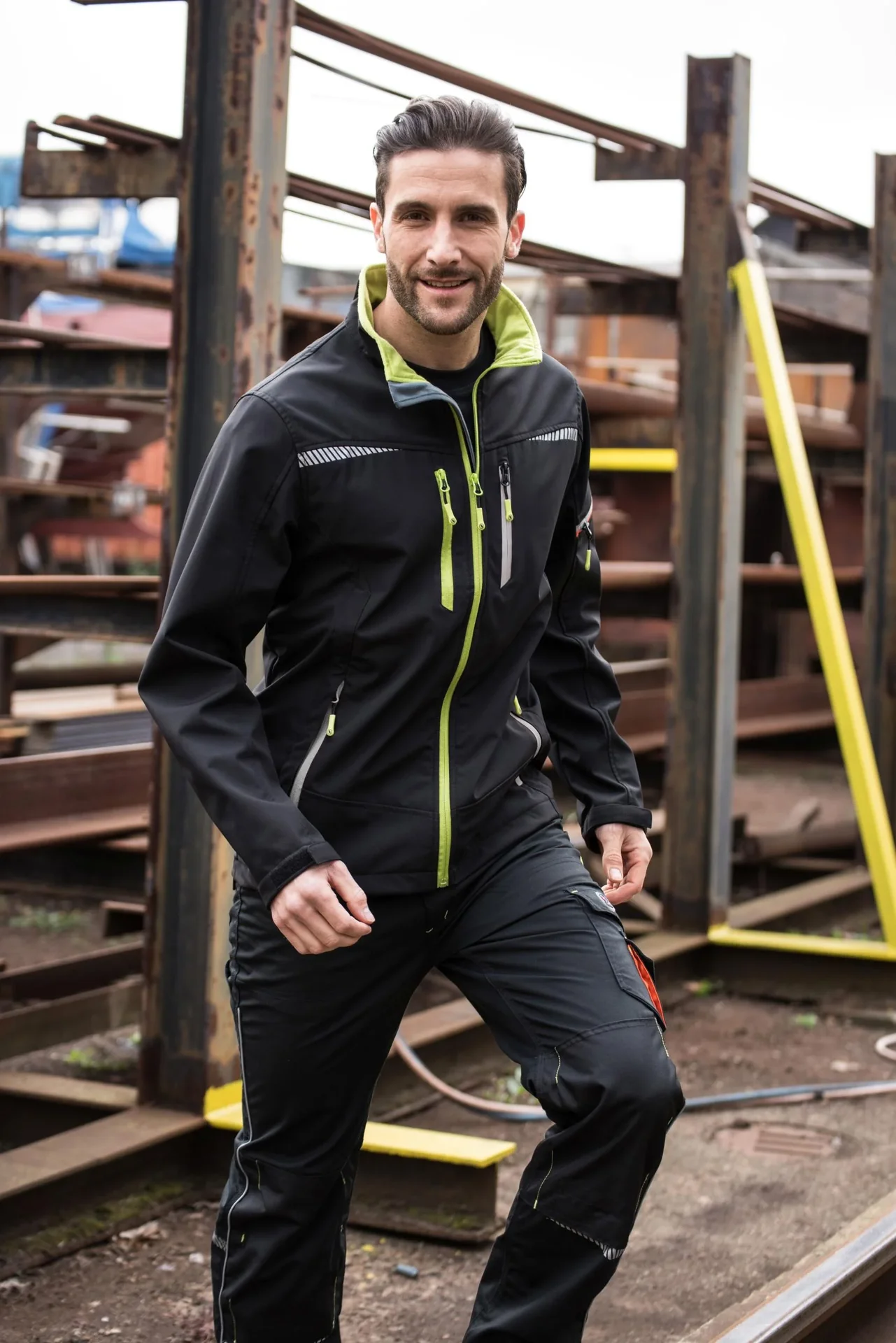 Softshelljacke, Farbe schwarz, Gr.3XL - 0
