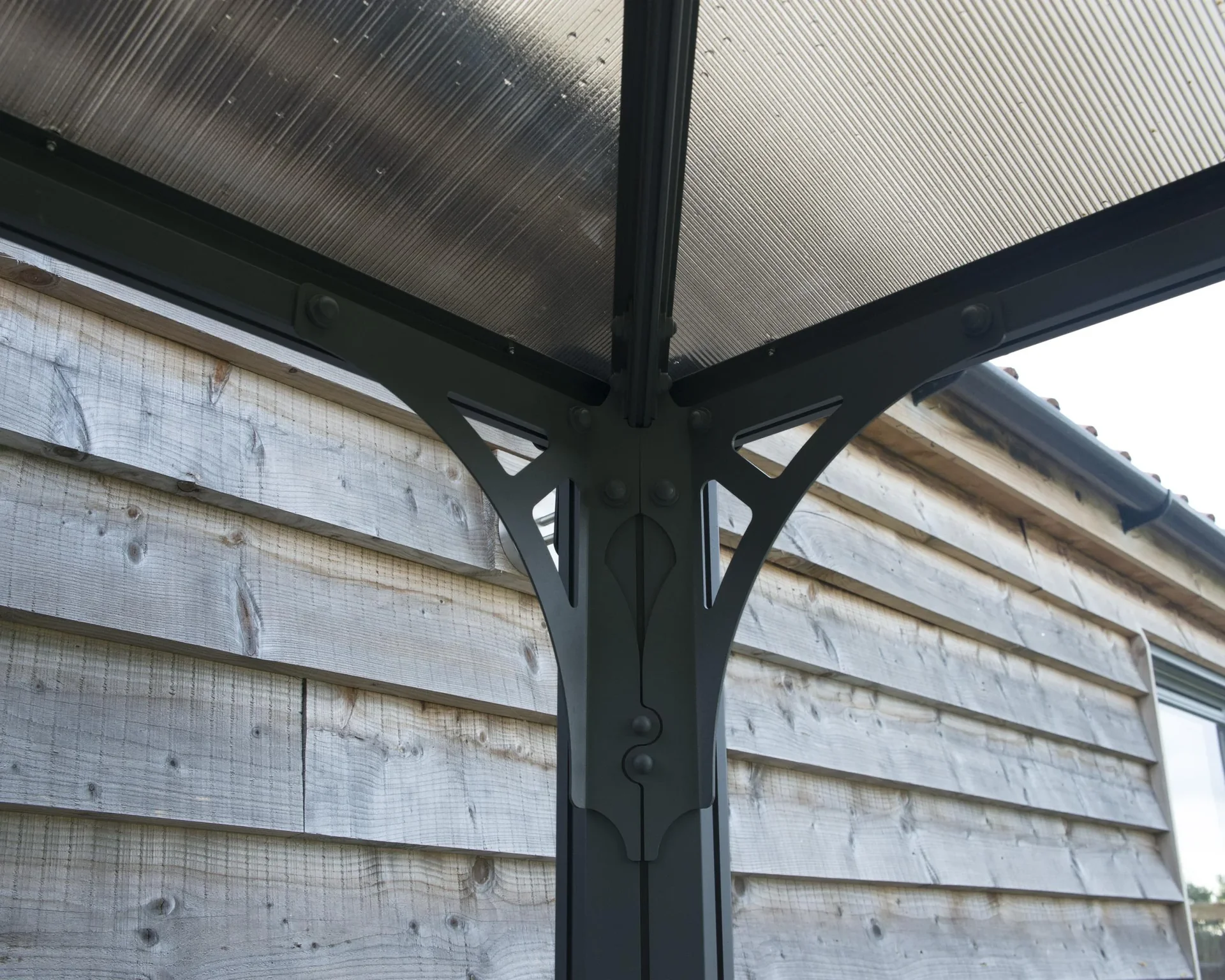 Pavillon „Palermo™ 3000“, Anthrazit, 295 x 295 x 276 cm - 3
