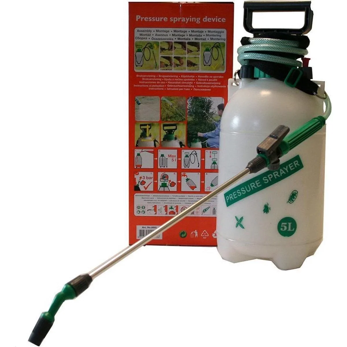 Grüner Pfeil Drucksprüher - 5 Liter - 4