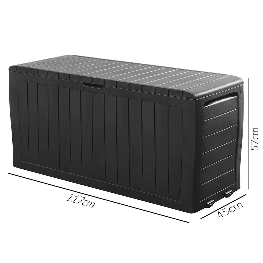 Aufbewahrungsbox Marvel Plus anthrazit 117x45x57cm mit Rollen - 5